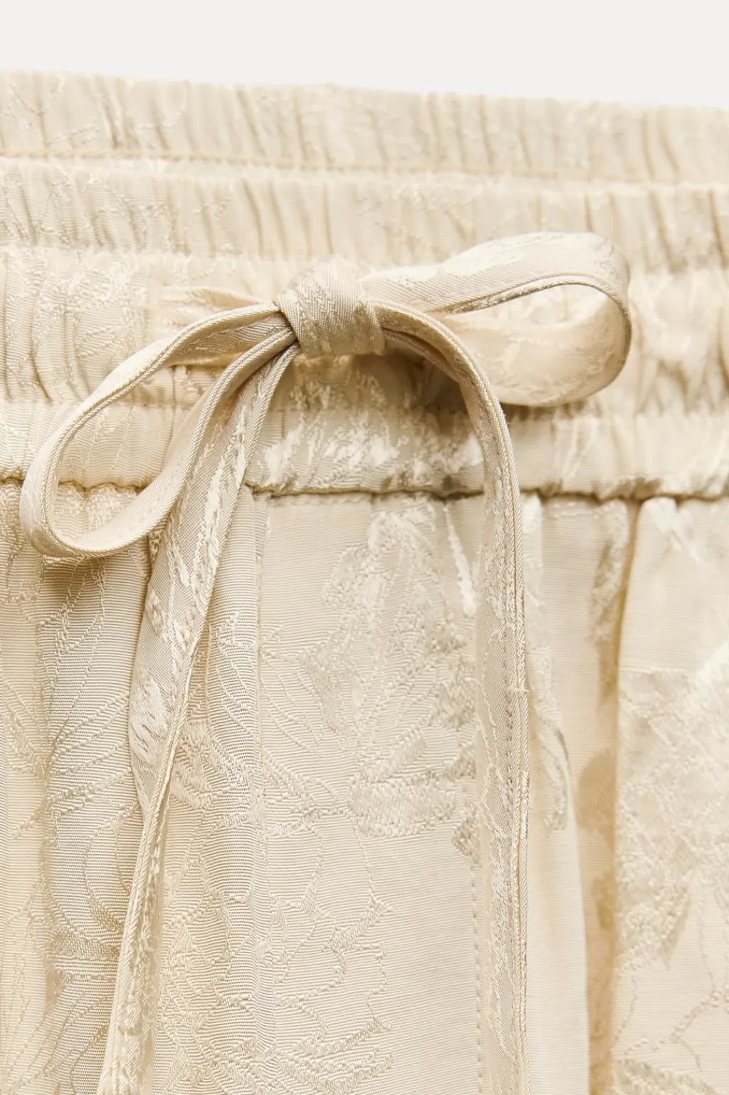 Discount PANTALÓN JACQUARD FLORES Mujer Pantalones