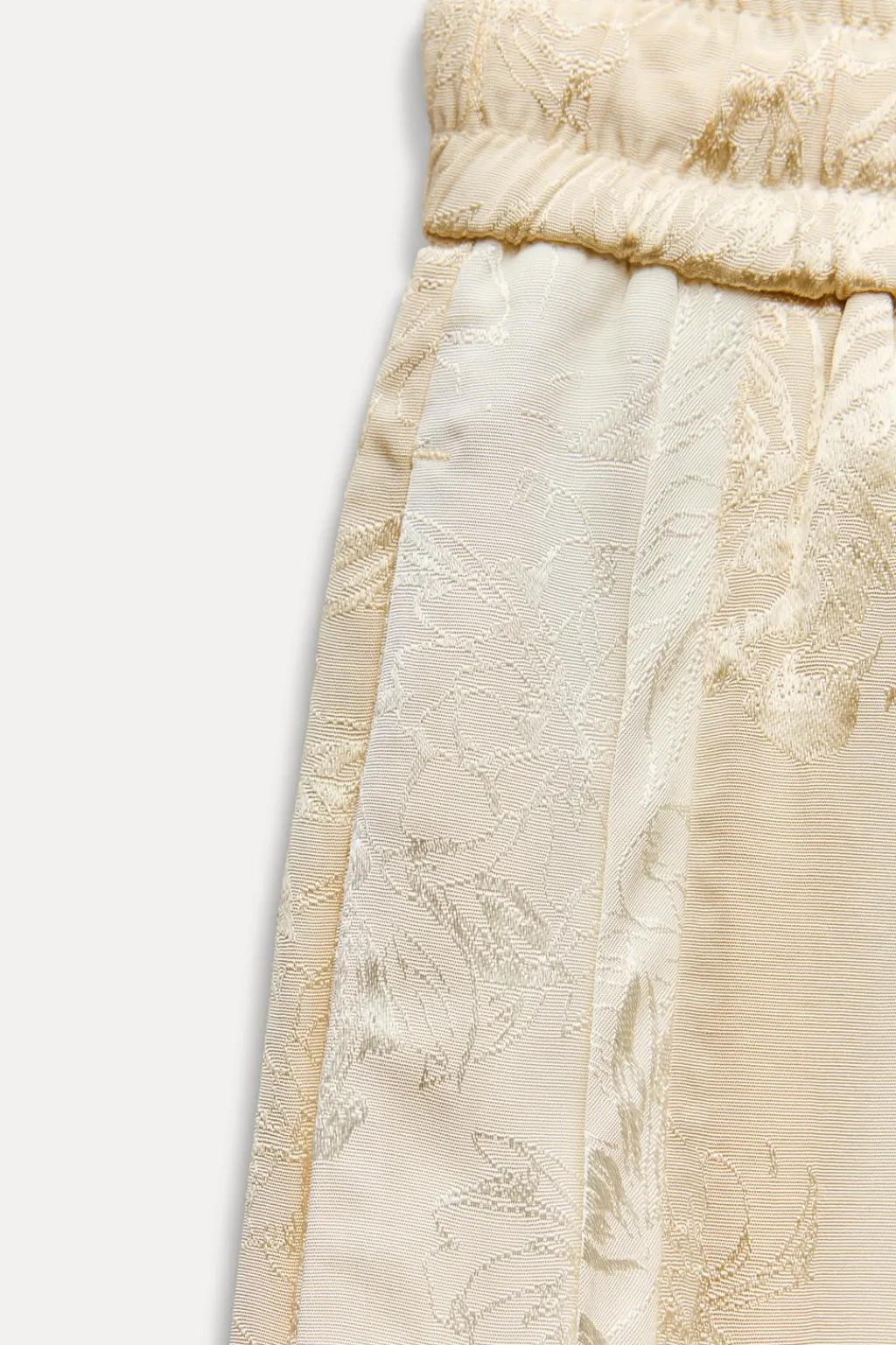 Discount PANTALÓN JACQUARD FLORES Mujer Pantalones