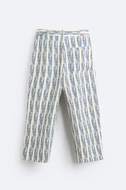 Sale PANTALÓN JACQUARD RAYAS Hombre Pantalones