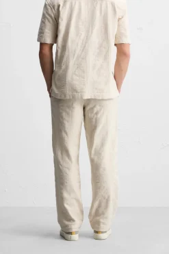 Clearance PANTALÓN JACQUARD RAYAS Hombre Pantalones