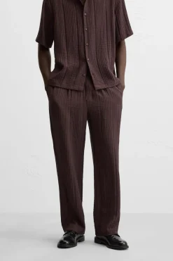 Discount PANTALÓN JACQUARD RAYAS Hombre Pantalones