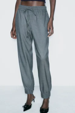 Hot PANTALÓN JOGGER BAJO PUÑO Mujer Pantalones|Sudaderas / Joggers