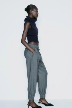 Hot PANTALÓN JOGGER BAJO PUÑO Mujer Pantalones|Sudaderas / Joggers