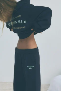 Hot PANTALÓN JOGGER FELPA TEXTO Mujer Sudaderas / Joggers|Pantalones