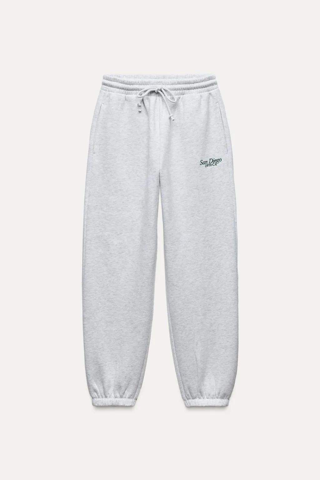 Discount PANTALÓN JOGGER FELPA TEXTO Mujer Pantalones|Sudaderas / Joggers