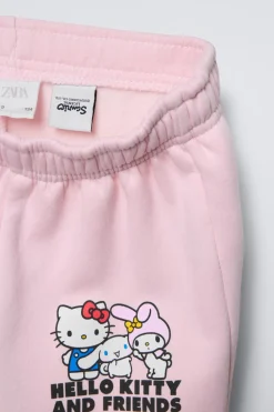 Niños ZARA 6 - 14 Años·Pantalones|6 - 14 Años·Deporte / Jogging<PANTALÓN JOGGER HELLO KITTY AND FRIENDS © SANRIO
