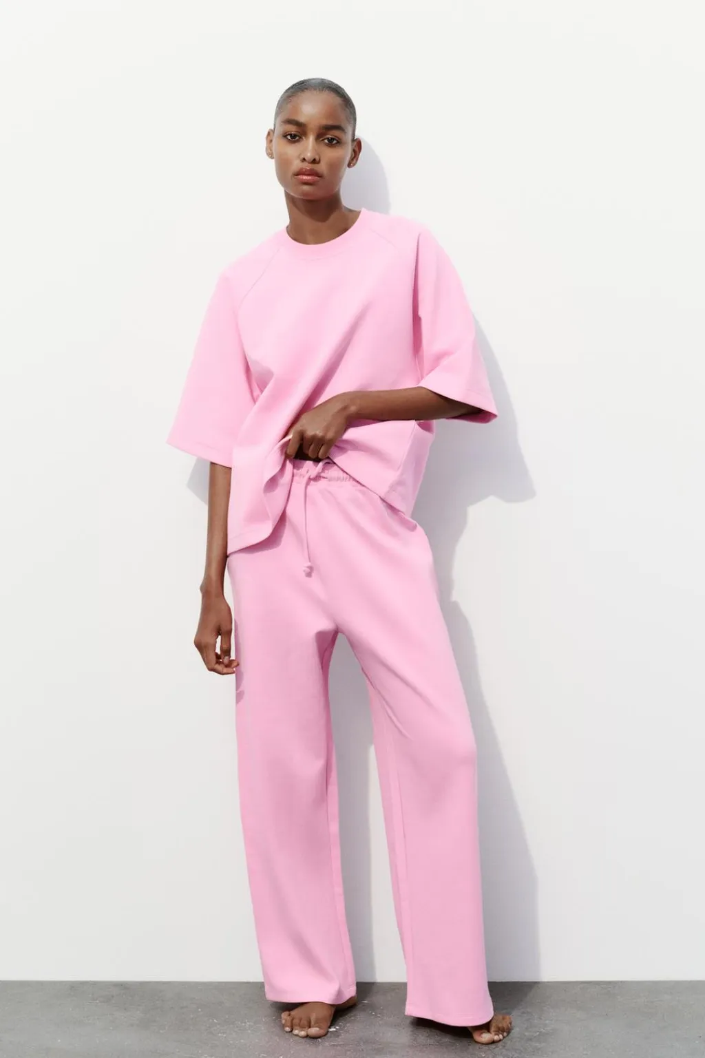 Outlet PANTALÓN JOGGER INTERLOCK Mujer Pantalones|Cárdigan / Jerséis