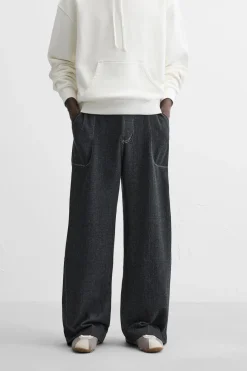 Best PANTALÓN JOGGER PESPUNTE CONTRASTE Hombre Pantalones