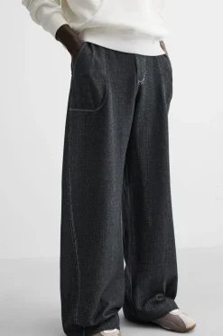 Best PANTALÓN JOGGER PESPUNTE CONTRASTE Hombre Pantalones