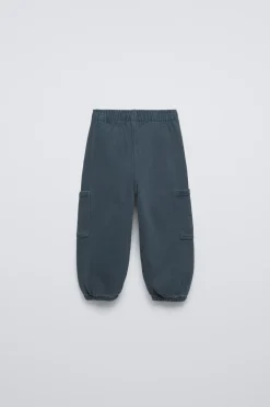 Niños ZARA 1½ - 6 Años·Pantalones / Leggings|6 - 18 Meses·Pantalones / Leggings<PANTALÓN JOGGER SARGA CARGO
