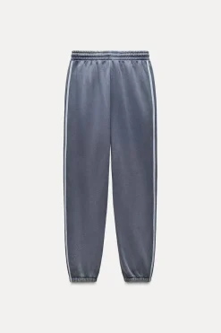 Online PANTALÓN JOGGER TEXTO BANDA Mujer Pantalones|Sudaderas / Joggers