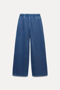 Online PANTALÓN JOGGER VARSITY EFECTO LAVADO Mujer Pantalones|Sudaderas / Joggers