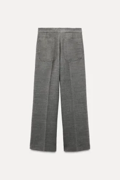 Hot PANTALÓN LANA 100% RECTO Mujer Pantalones