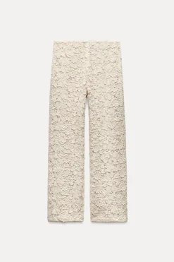 Online PANTALÓN LARGO CROCHET Mujer Pantalones