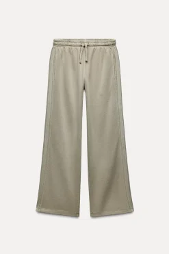 Clearance PANTALÓN LAVADO FELPA Mujer Pantalones|Sudaderas / Joggers