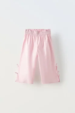 Niños ZARA 1½ - 6 Años·Pantalones|1½ - 6 Años·Total Look<PANTALÓN LAZOS ABERTURA