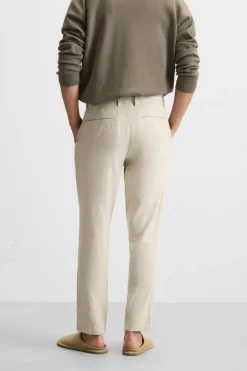 Clearance PANTALÓN LINO - ALGODÓN Hombre Pantalones