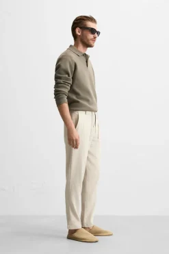 Clearance PANTALÓN LINO - ALGODÓN Hombre Pantalones