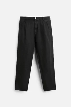 Clearance PANTALÓN LINO PLIEGUES Hombre Pantalones