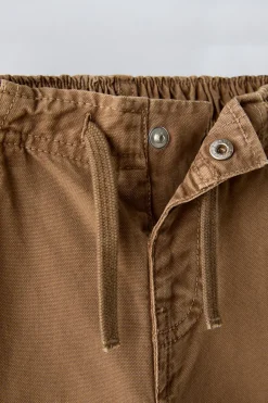 Niños ZARA 1½ - 6 Años·Pantalones|1½ - 6 Años·Pantalones / Leggings<PANTALÓN LONETA CORDONES BIG OLITA