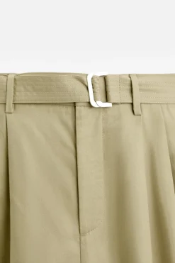 Clearance PANTALÓN LYOCELL - ALGODÓN CINTURÓN Hombre Pantalones