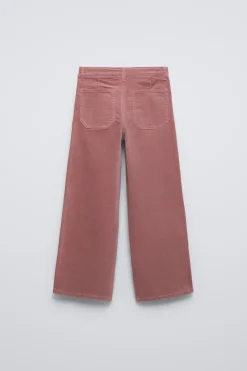 Niños ZARA 6 - 14 Años·Pantalones<PANTALÓN MARINE VELVET