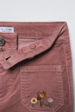 Niños ZARA 6 - 14 Años·Pantalones<PANTALÓN MARINE VELVET