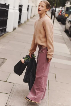 Niños ZARA 6 - 14 Años·Pantalones<PANTALÓN MARINE VELVET