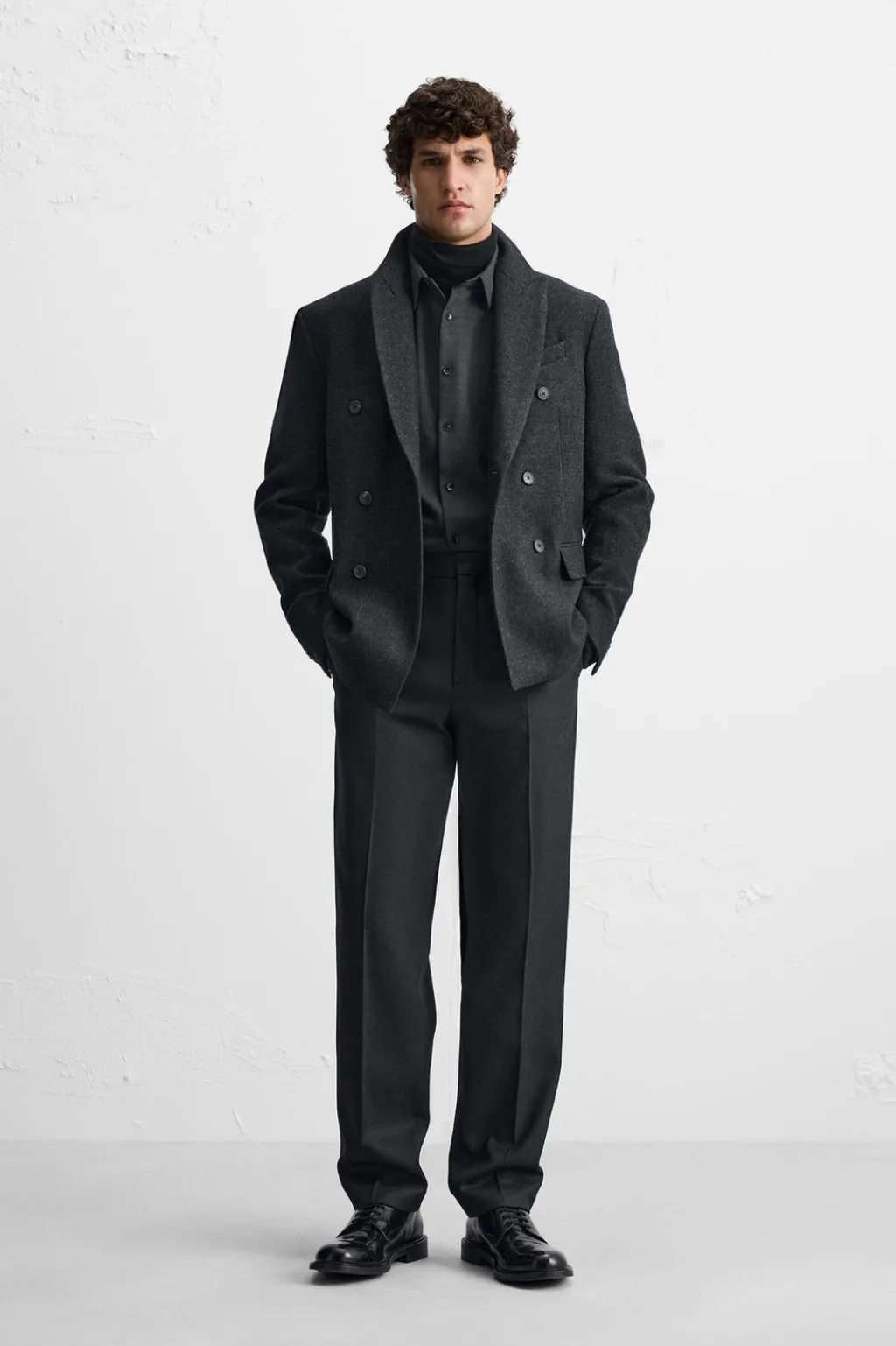 New PANTALÓN MEZCLA LANA TRABILLAS Hombre Pantalones