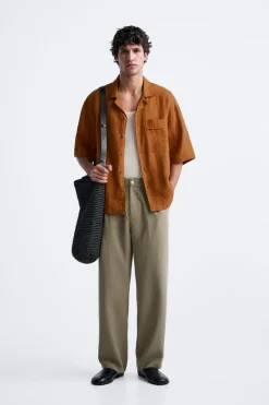 Outlet PANTALÓN MEZCLA LYOCELL Hombre Pantalones