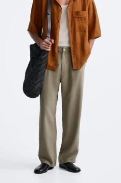 Outlet PANTALÓN MEZCLA LYOCELL Hombre Pantalones