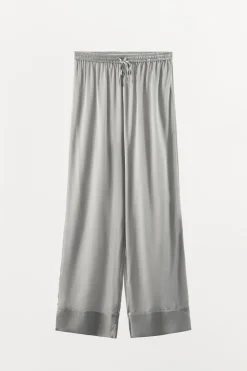 Hot PANTALÓN MEZCLA SEDA Mujer Pantalones