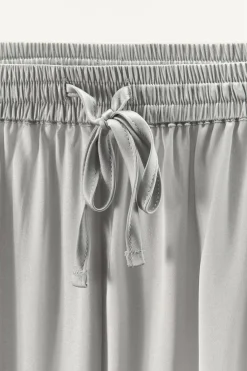 Hot PANTALÓN MEZCLA SEDA Mujer Pantalones