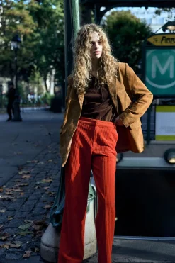 Fashion PANTALÓN PANA Mujer Pantalones