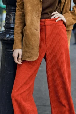 Fashion PANTALÓN PANA Mujer Pantalones