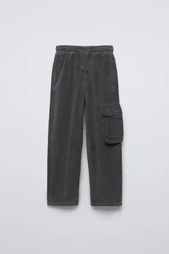 Niños ZARA 6 - 14 Años·Pantalones<PANTALÓN PANA CARGO