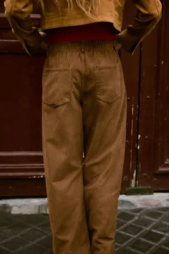 Discount PANTALÓN PANA CORDONES Mujer Pantalones