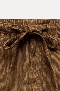 Discount PANTALÓN PANA CORDONES Mujer Pantalones