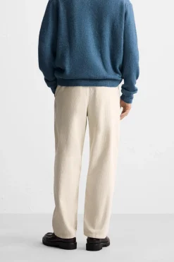 Outlet PANTALÓN PANA PLIEGUES Hombre Pantalones