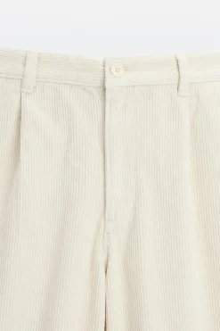 Outlet PANTALÓN PANA PLIEGUES Hombre Pantalones