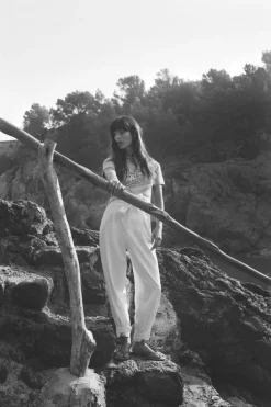 Outlet PANTALÓN PAPERBAG CINTURÓN Mujer Pantalones