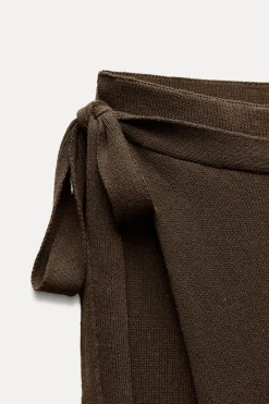 Best PANTALÓN PAREO PUNTO LISO Mujer Pantalones|Cárdigan / Jerséis