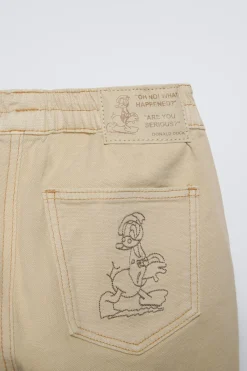 Niños ZARA 1½ - 6 Años·Pantalones|1½ - 6 Años·Pantalones / Leggings<PANTALÓN PESPUNTES PATO DONALD ® DISNEY