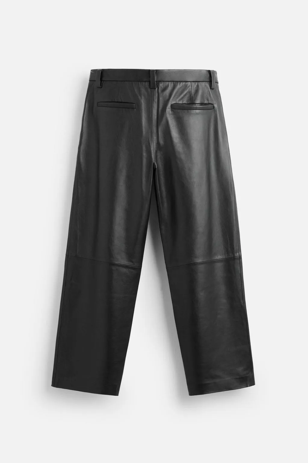 New PANTALÓN PIEL PLIEGUES Hombre Pantalones