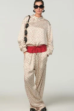 Best PANTALÓN PIJAMERO FRESAS X STEFANO PILATI Mujer Pantalones