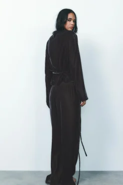 Discount PANTALÓN PIJAMERO TERCIOPELO Mujer Pantalones