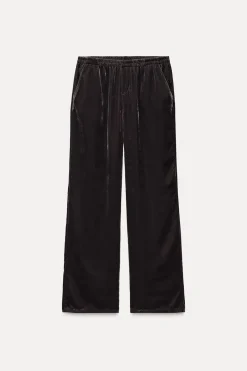 Discount PANTALÓN PIJAMERO TERCIOPELO Mujer Pantalones