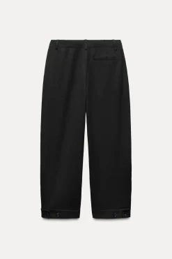 Clearance PANTALÓN PINZAS BAJO AJUSTABLE Mujer Pantalones