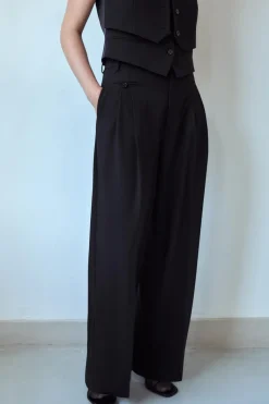 New PANTALÓN PINZAS BOLSILLOS Mujer Pantalones