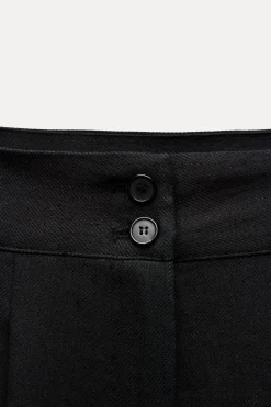 Hot PANTALÓN PINZAS MEZCLA LINO ZW COLLECTION Mujer Pantalones